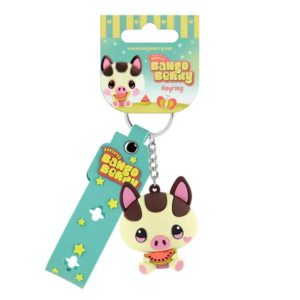 245765-EC Privjesak Bangoberry Piggy Pig s trakom, 3D silikonski P6