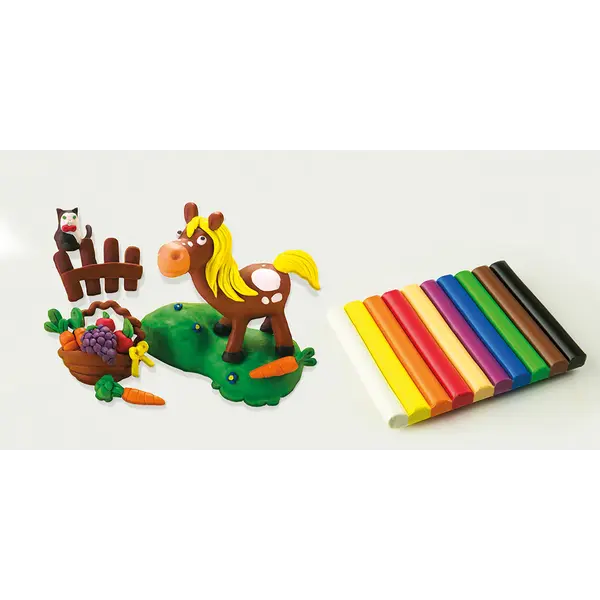 246293-EC Plastelin EBERHARD FABER Colori 10 boja P10/60