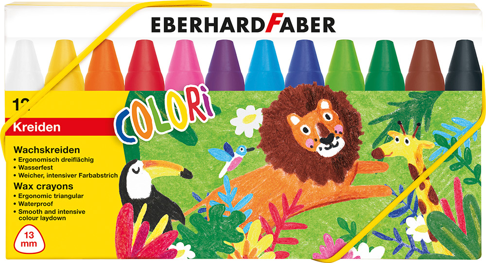 246301-EC Boje voštane 12/1 EBERHARD FABER Colori trokutaste P5/40