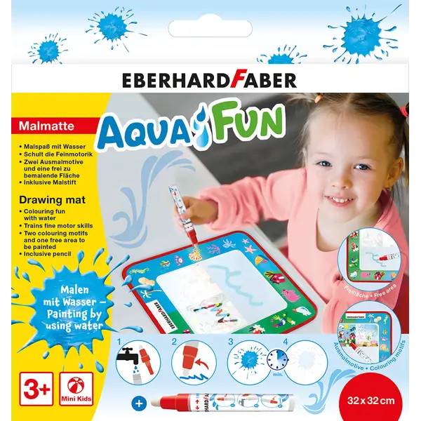 246303-EC Bojanka za bojenje vodom + aqua olovka EBERHARD FABER s motivima P3/24