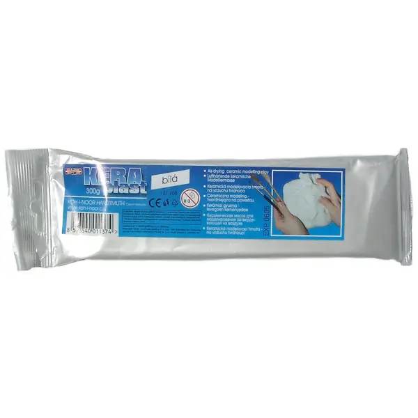 200325-EC Glina KERAplast bijela 300gr K-I-N bls P30/90