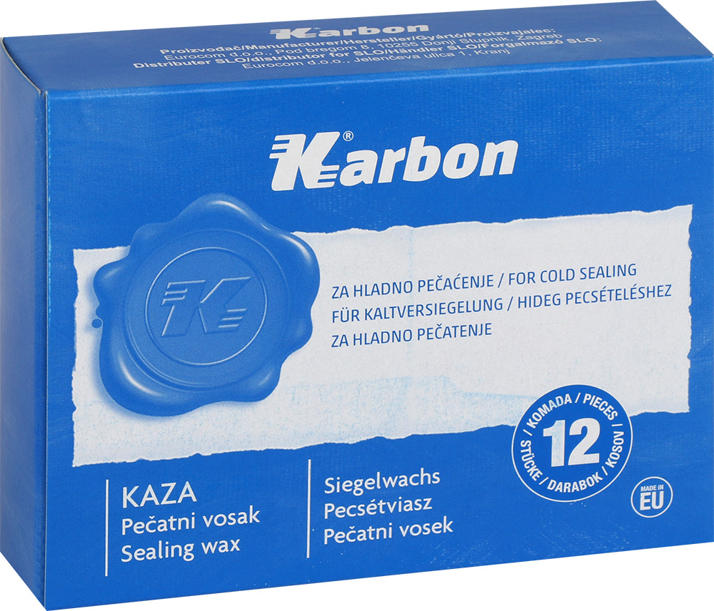 237710-EC Vosak pečatni KAZA za hladno pečaćenje Karbon 12/1  P118