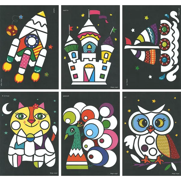 243773-EC Kreativni set Folija Art Karbon B5, 6 listova, bls P50