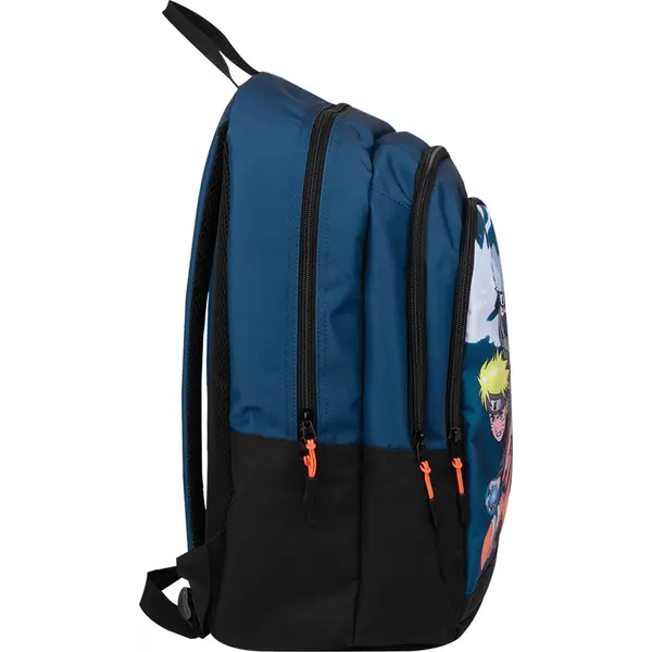 245645-EC Ruksak NARUTO Shippuden plavi 3 zipa 32x44x20 cm P6