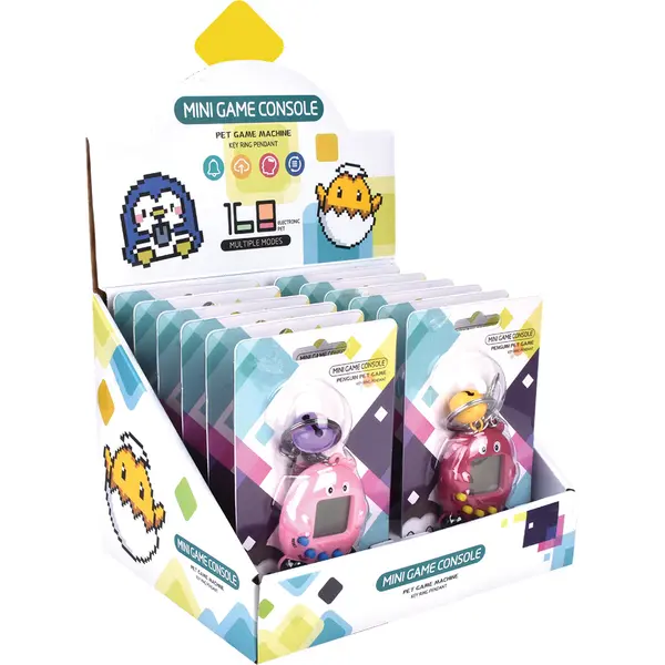 246440-EC Privjesak mini konzola pingvin ljubimac HKTEC sort P12/216
