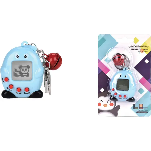 246440-EC Privjesak mini konzola pingvin ljubimac HKTEC sort P12/216