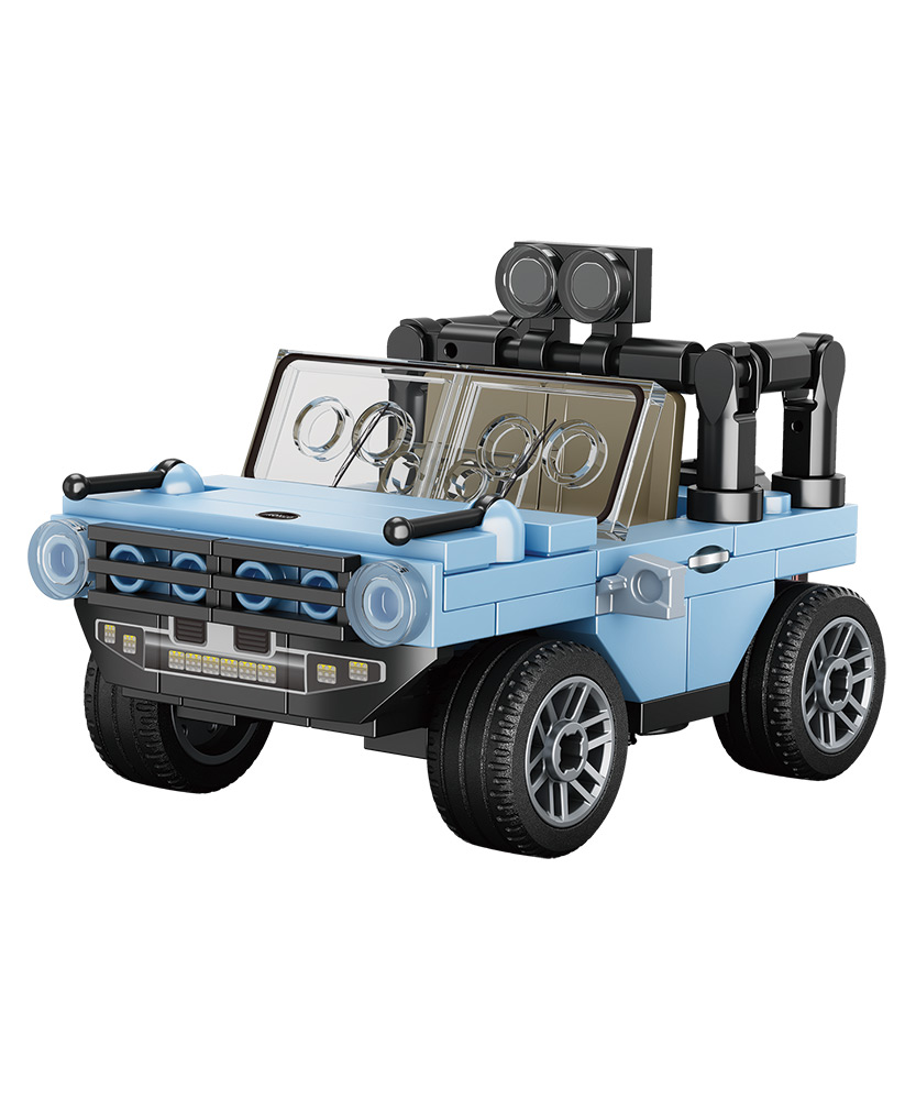 246449-EC Igra mini kockice auti Pull back P12/96