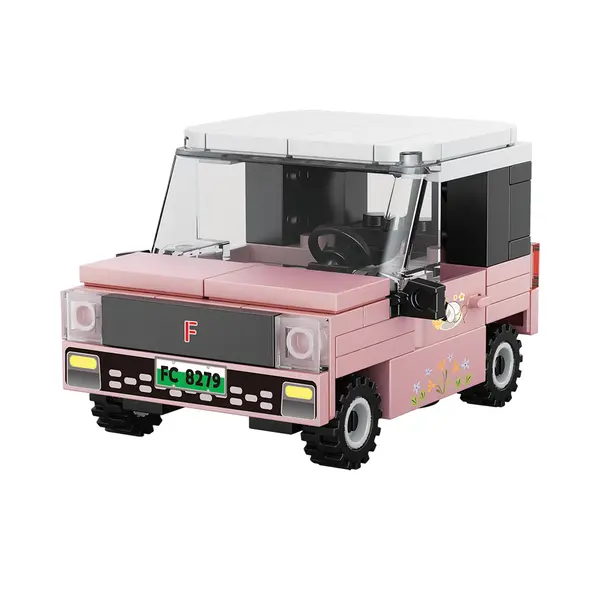 246449-EC Igra mini kockice auti Pull back P12/96