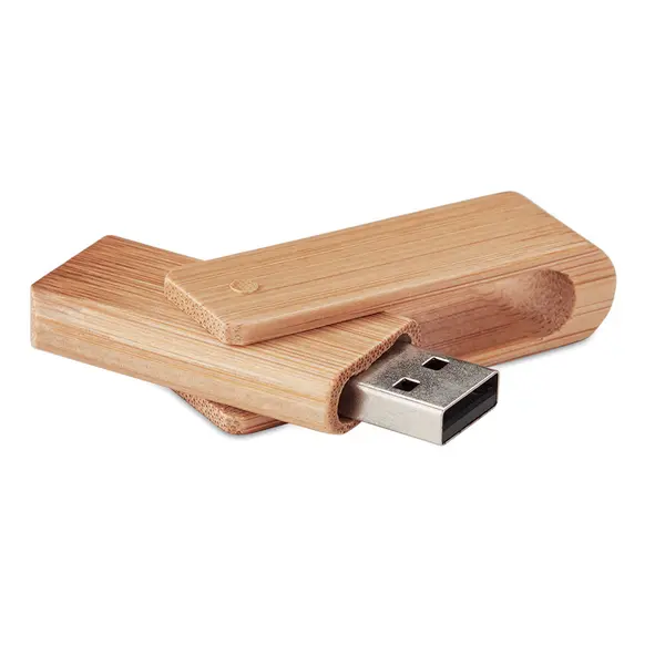 239169-EC Memori stick USB 16GB Bamboo natural, kart. kutijica P100