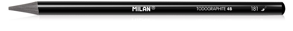241051-EC Set crtaći  MILAN Todographite met.kut: ol.graf.HB 4B 8B+kist+gum+šilljiloP12/48