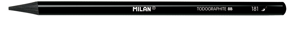 241051-EC Set crtaći  MILAN Todographite met.kut: ol.graf.HB 4B 8B+kist+gum+šilljiloP12/48
