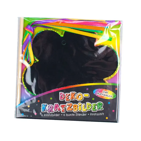 241239-EC Kreativni set viseća dekoracija i papir za grebanje 6/1 sort P36 Netto