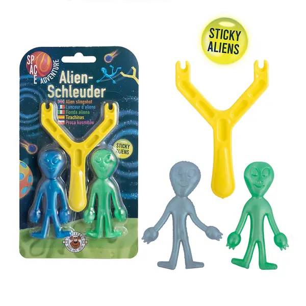 243631-EC Praćka za ljepljive vanzemaljce SPACE ADVENTURE set 3-djela, sort P12/144 NETTO