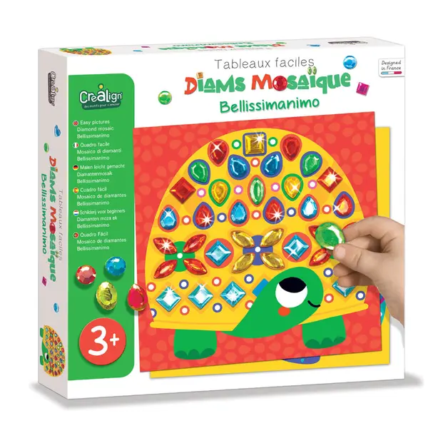 244512-EC Kreativni set dijamantni mozaik CREALIGN Predivne životinje P5