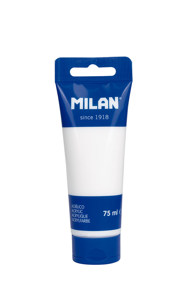 244536-EC Akrilna boja MILAN bijela 75ml tuba P1/6
