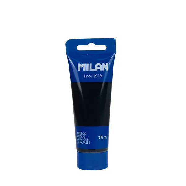 244548-EC Akrilna boja MILAN crna 75ml tuba P1/6