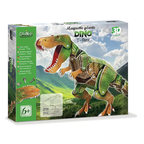 244577-EC Kreativni set 3D maketa CREALIGN T-rex P5