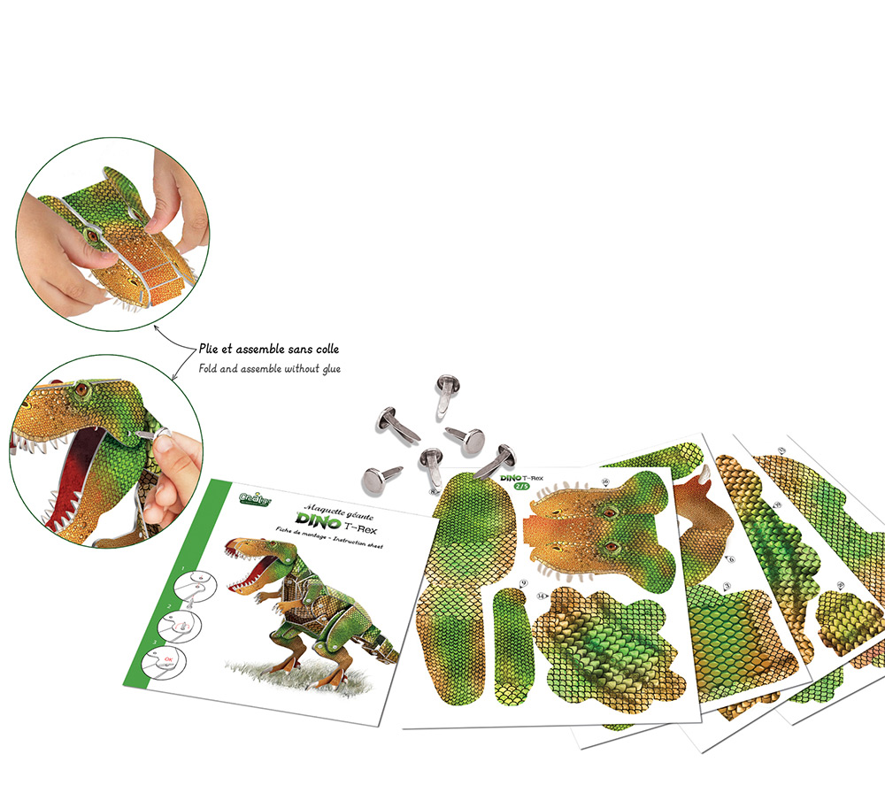 244577-EC Kreativni set 3D maketa CREALIGN T-rex P5