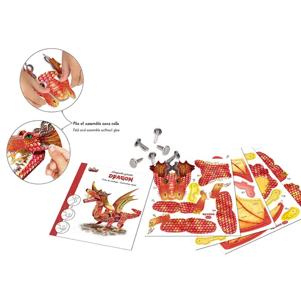 244578-EC Kreativni set 3D maketa CREALIGN Zmaj P5