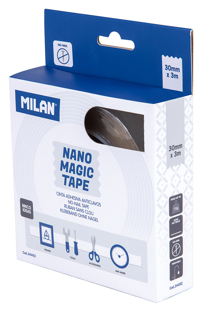244590-EC Obostrano ljepljiva gel traka 30mmX3mX2mm MILAN bls P5/40