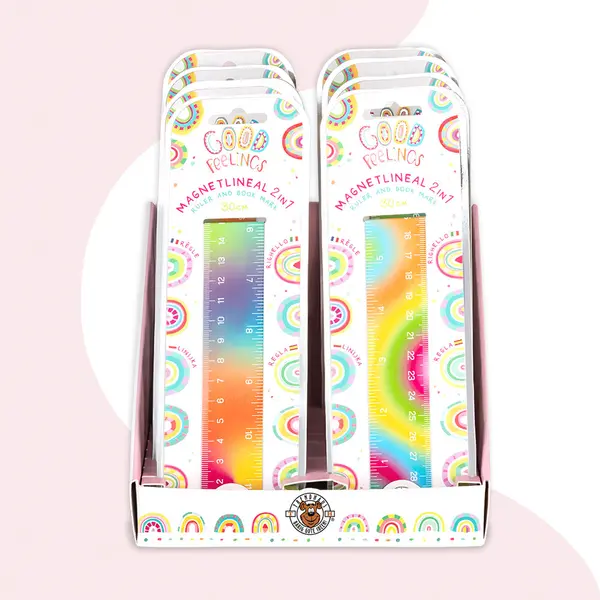 244750-EC Ravnalo 30cm preklopno magnetno GOOD FEELINGS sort P18/144 NETTO