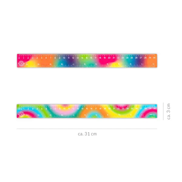 244750-EC Ravnalo 30cm preklopno magnetno GOOD FEELINGS sort P18/144 NETTO
