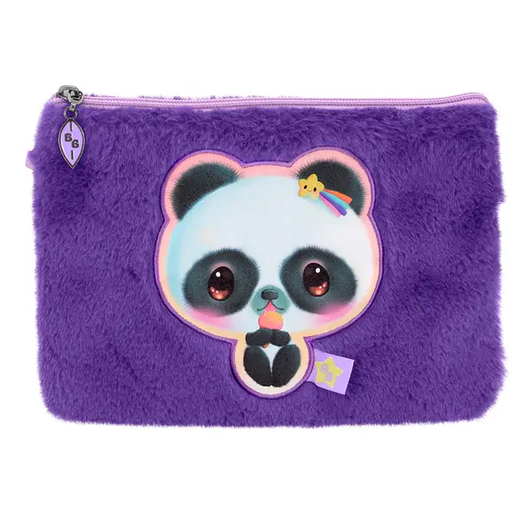 245768-EC Torbica toaletna Bangoberry Pally Panda sa krznom P3