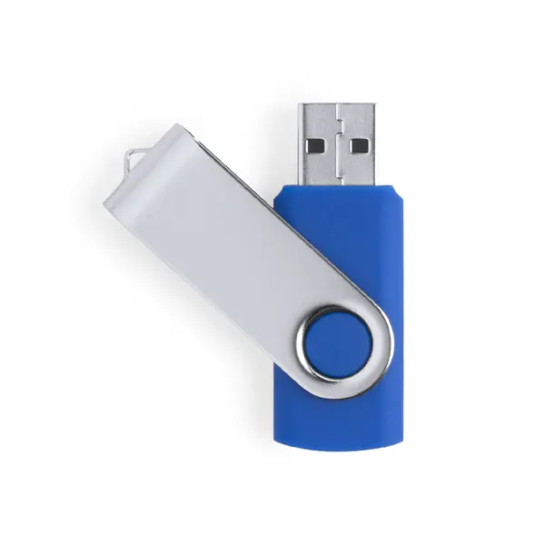 246649-EC Memori stick USB 32GB Twister royal plavi u srebrnoj kutijici s prozorom