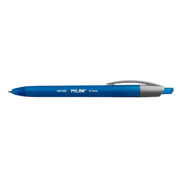 221764-EC Gel Pen MILAN 0,7 DRY-GEL plavi u čaši 25/1200 NETTO