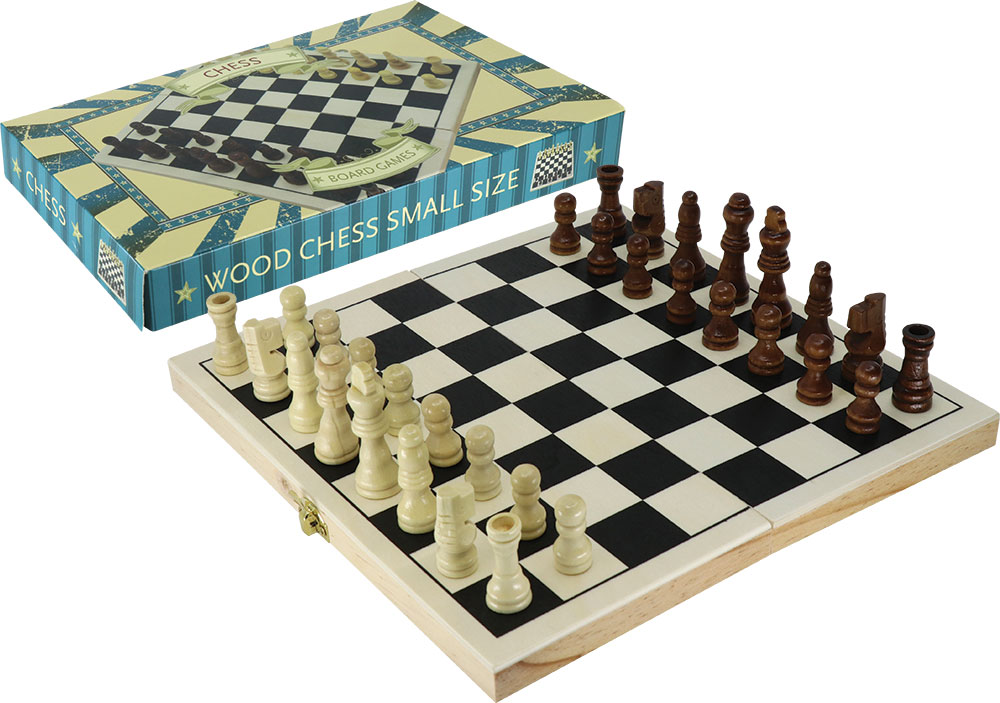 233059-EC Igra društvena šah Chess New u drv. kutiji 24x12x3 cm P48