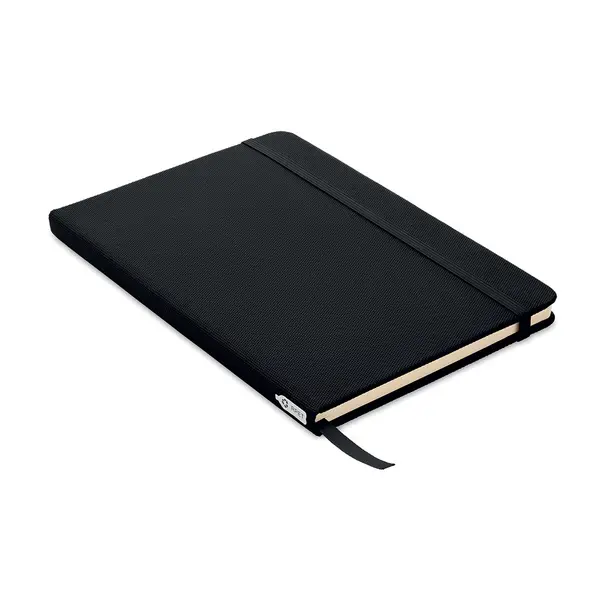 242251-EC Notes NOTE RPET A5 600D crni 80 listova s crtama 21x14x1,3 cm