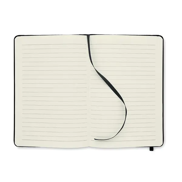 242251-EC Notes NOTE RPET A5 600D crni 80 listova s crtama 21x14x1,3 cm