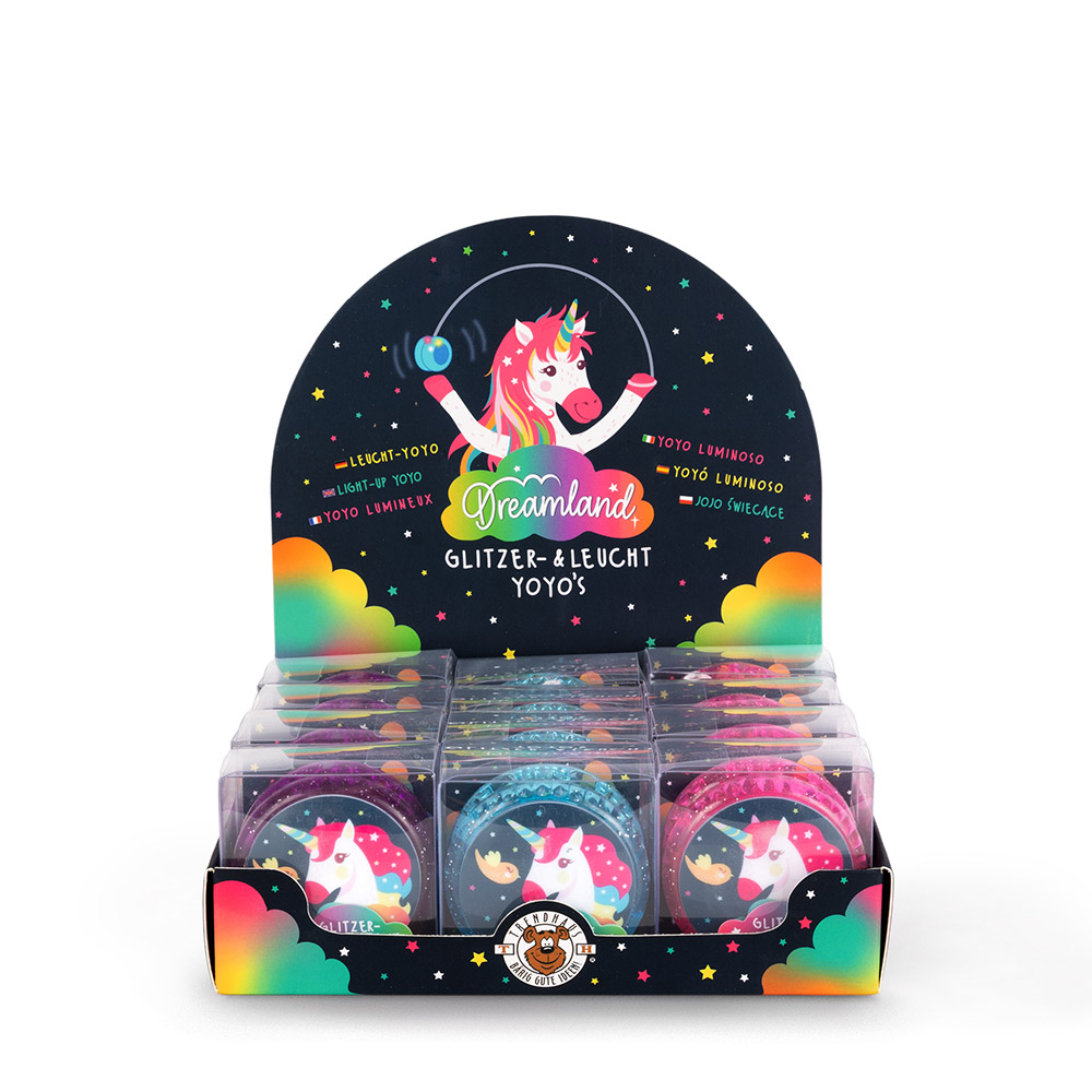 243526-EC Yoyo gliter sa svjetlom DREAMLAND sort P12/144 NETTO