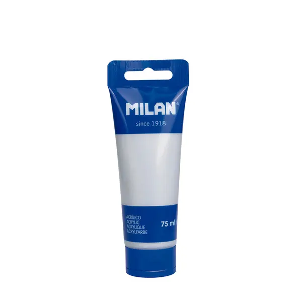 244549-EC Akrilna boja MILAN srebrna 75ml tuba P1/6