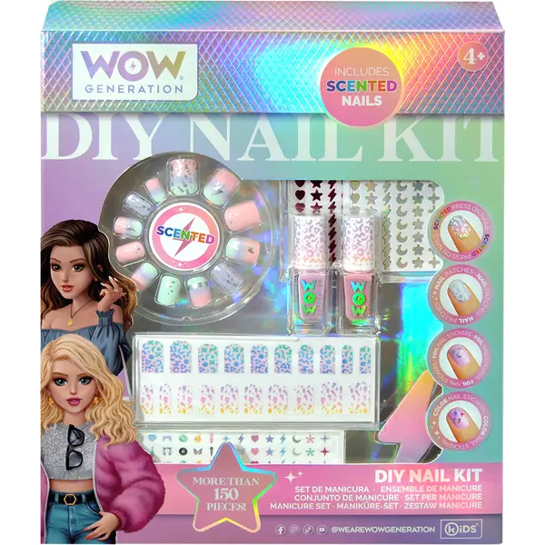 246947-EC Set za manikuru s umjetnim noktima WOW Generation P24