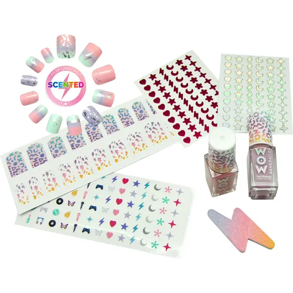 246947-EC Set za manikuru s umjetnim noktima WOW Generation P24