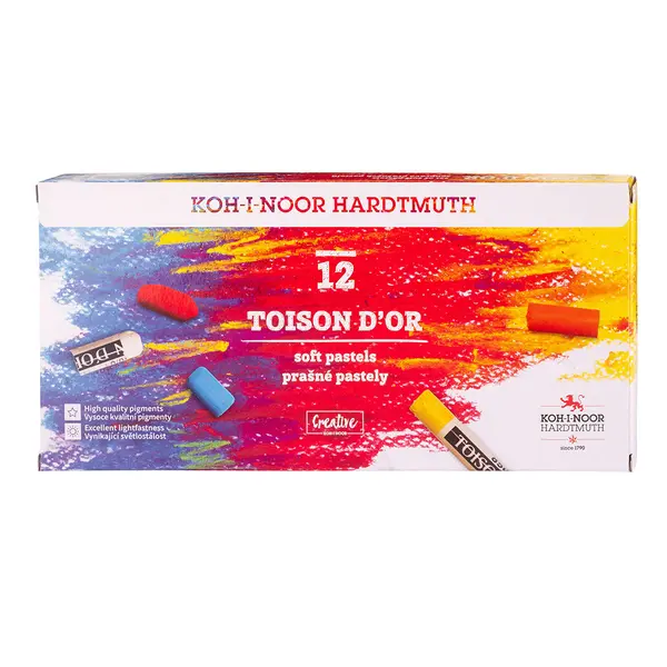 01714-EC Pastele meke 12/1 TOISON D´OR suhe školske karton K-I-N 8512 P12
