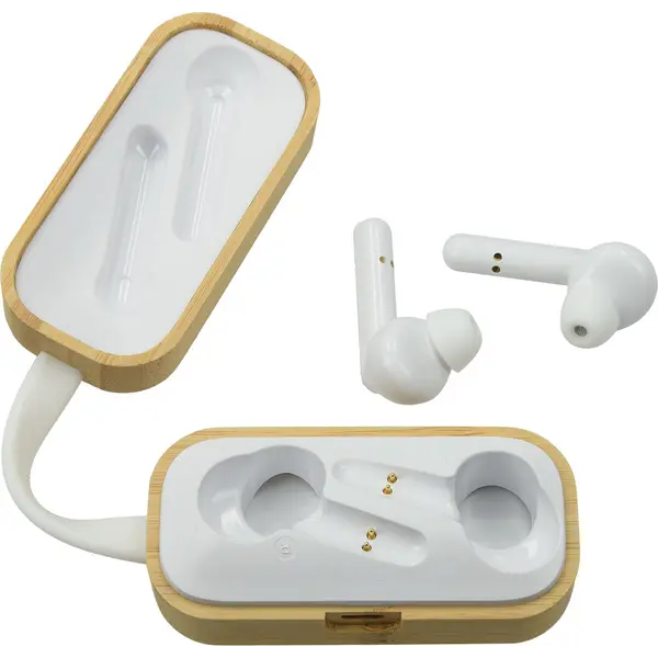 240359-EC Slušalice bežične EKO BUG Bluetooth od bambusa i ABS plastike P1/200
