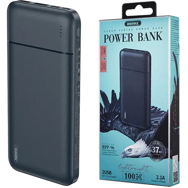240360-EC Punjač power bank Patch 10000 mAh crni