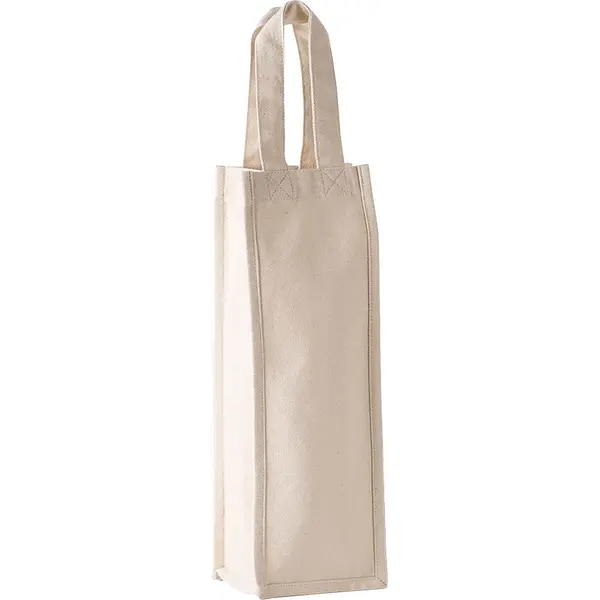 242359-EC Torba shopping pamučna MALUR 280 g/m2 za boce, 36x12x10 cm