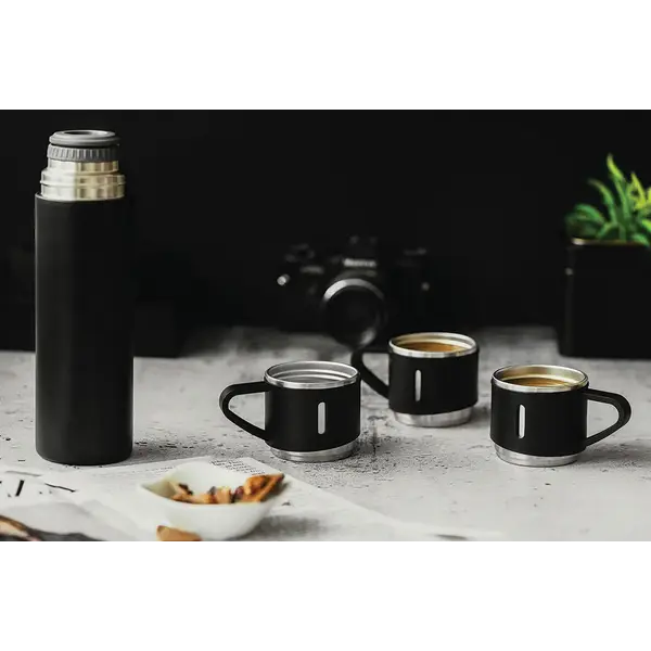 242444-EC Set darovni Halmar termosica 500ml i 3 šalice u poklon pakiranju