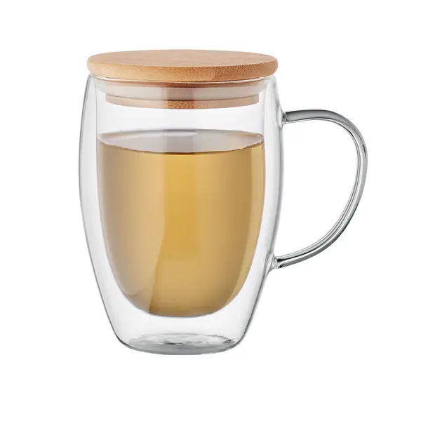 244898-EC Šalica Tirol od borosilikatnog stakla i poklopcem od bambusa 350 ml P20