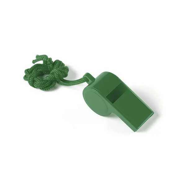 246837-EC Zviždaljka plastična Whistle zelena P1000