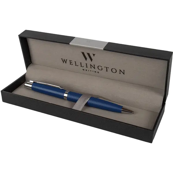 247564-EC Set pisaći Wellington Liberty ol.kem. plava u poklon kutiji
