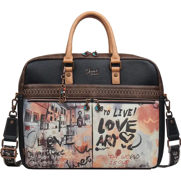 246719-EC Torba fashion poslovna Janet Art Gallery FW25 41x6,5x32 cm J-155 P16