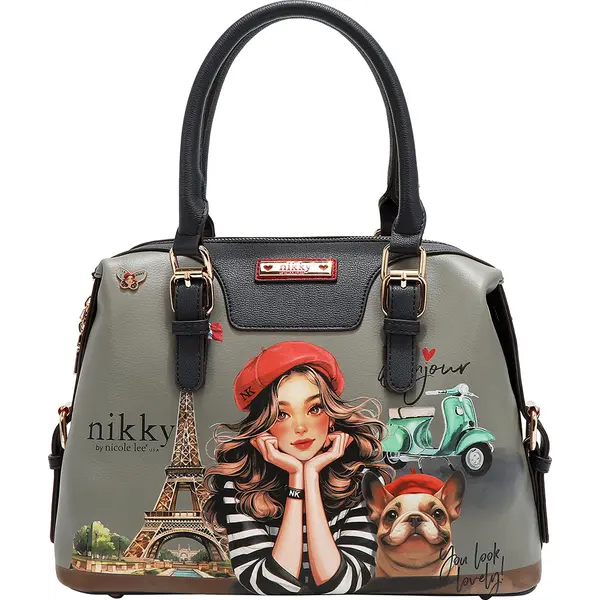 246780-EC Torba fashion NIKKY Eiffel Dreams FW25 26,5x20x9,5 cm NK13001 P12