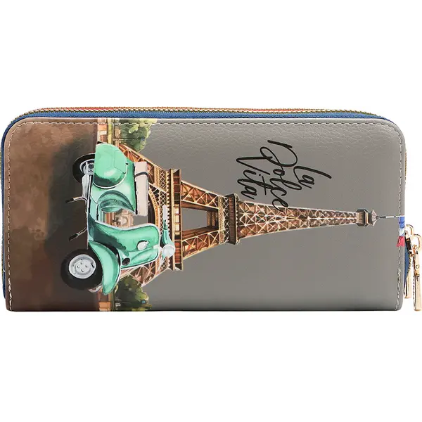 246797-EC Novčanik fashion NIKKY Eiffel Dreams FW25 19x9,5x4,5 cm NK20376 P48