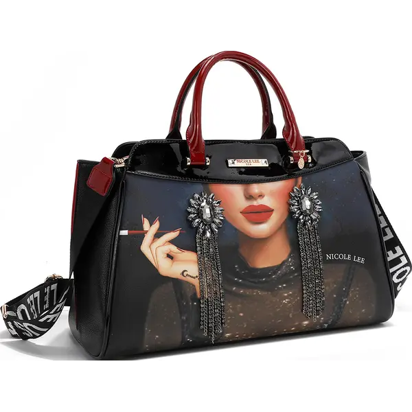 246815-EC Torba fashion NICOLE LEE SLB FW25 38x16,5x15 cm SLB17209 P12