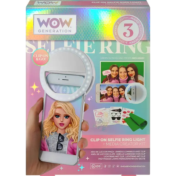 246949-EC Set za slikanje + ring light WOW Generation s rekvizitima P12