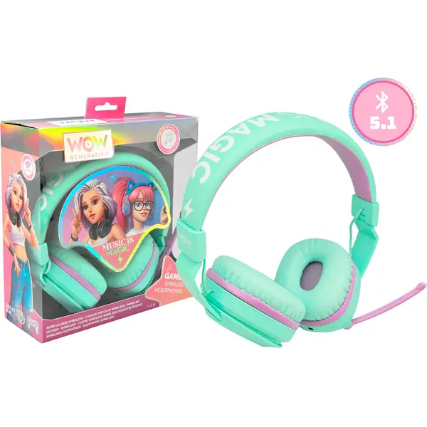 246950-EC Slušalice bežične bluetooth WOW Generation s mikrofonom, P8
